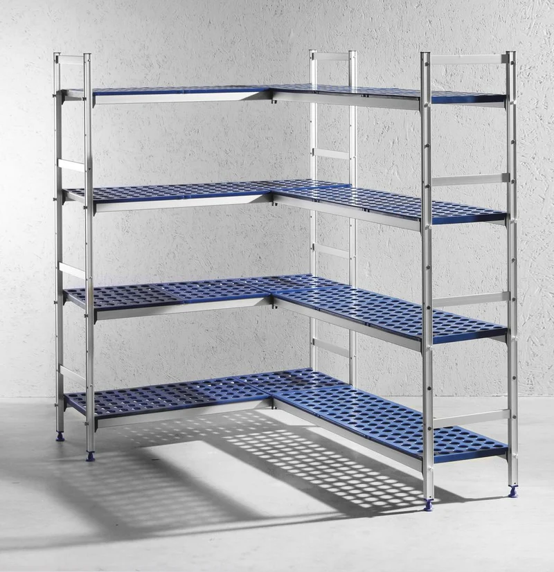 HENDI Regalsystem aus Aluminium für GN Behälter