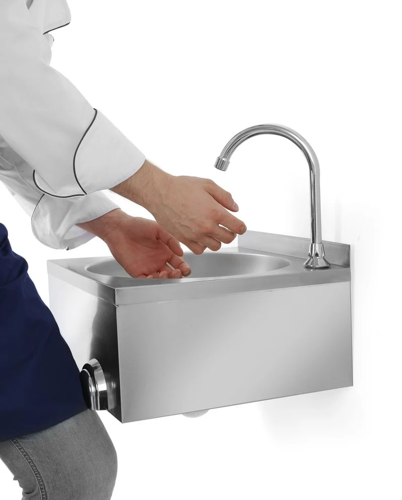HENDI Waschbecken mit Kniebedienung