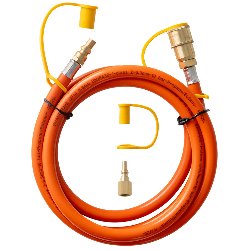 Otto Wilde Gasschlauch inkl. Quick Connect Adapter, 200cm