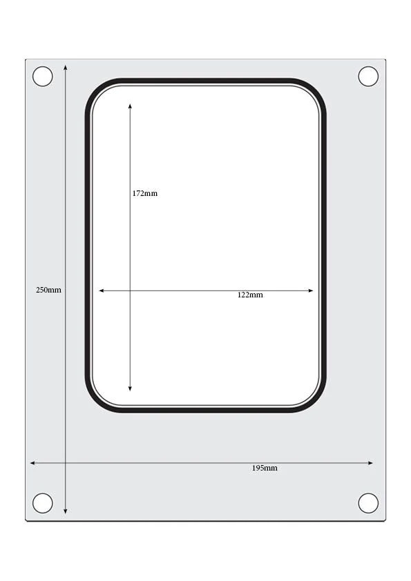 HENDI Matrize für Versiegelungsmaschine