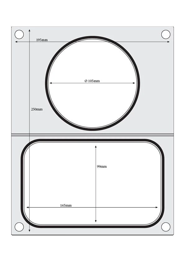 HENDI Matrize für Versiegelungsmaschine