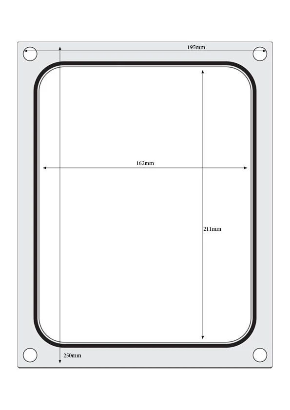 HENDI Matrize für Versiegelungsmaschine