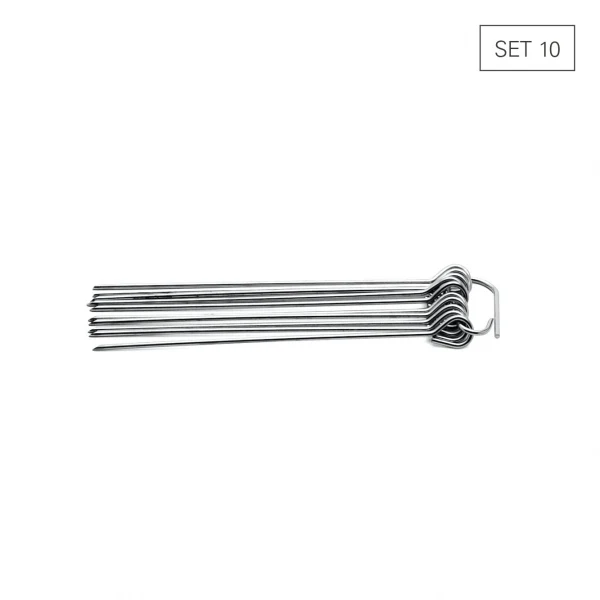 Rouladennadeln Edelstahl Set 10