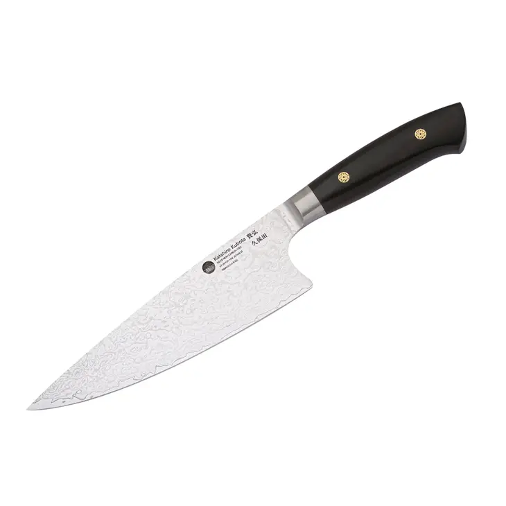 Kochmesser 21cm KATAHIRO KUBOTA Damast Griff Ebenholz