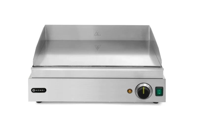Grillplatte 230V, 50x43x26cm, Chromstahl