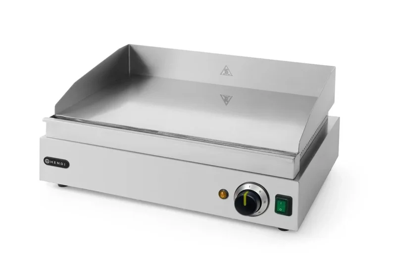 Grillplatte 230V, 50x43x26cm, Chromstahl