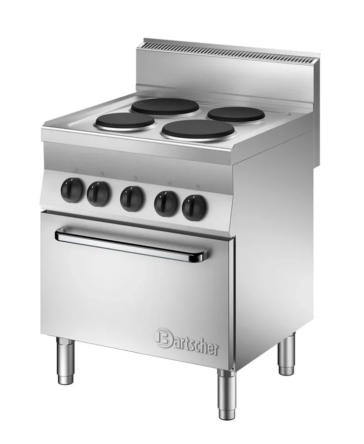 Bartscher Elektroherd 650 Snack mit Elektrobackofen