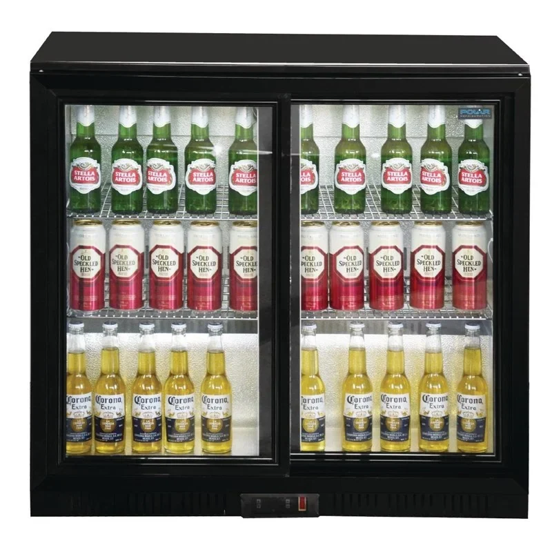 Polar G-Serie Barkühlschrank mit 2 Schiebetüren 208 Liter