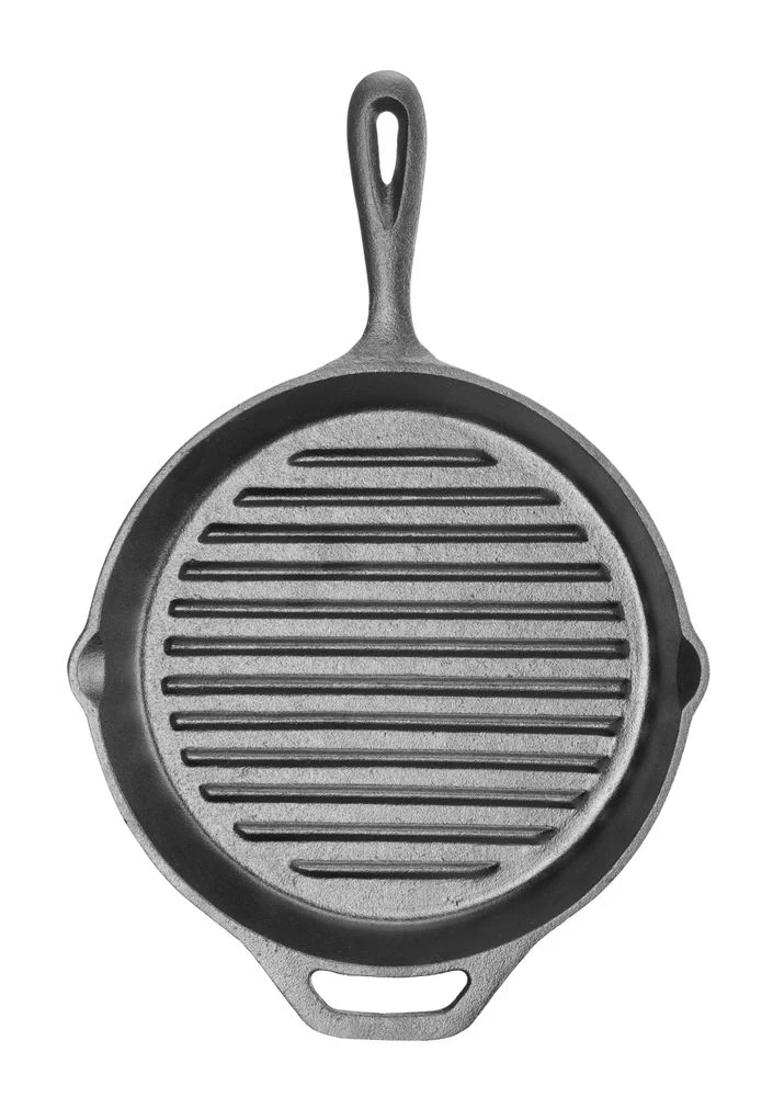 HENDI Gusseisen-Grillpfanne