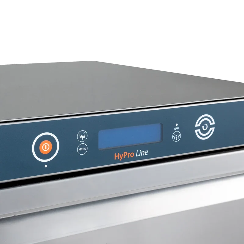 Gläserspülmaschine HYPRO Digital 40 SL 40x40 cm Korbmaß, mit Reiniger- & Klarspüldosierer, mit Ablaufpumpe & Drucksteigerungspumpe Made in Europe, 230 Volt