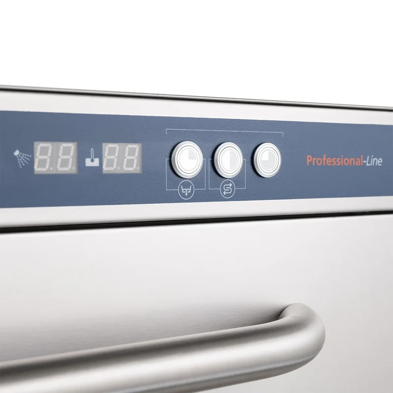 Gläserspülmaschine PROFI Digital 40 SL 40x40 cm Korbmaß, mit Reiniger- & Klarspüldosierer, mit Ablaufpumpe, Made in Europe, 230 Volt