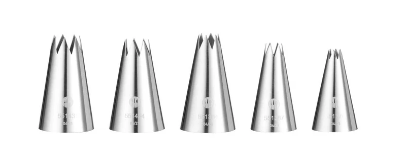 HENDI Spritztüllen - gezahnt