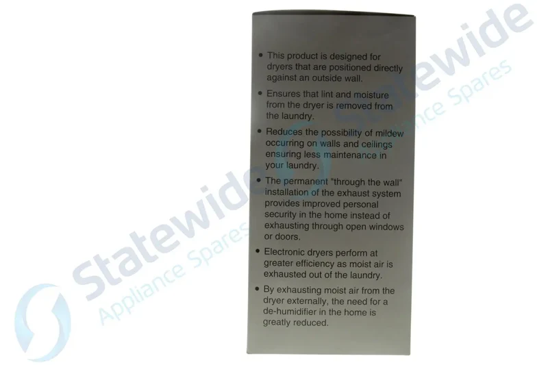 SIMPSON/ELEC/WEST Dryer VENTING Kit-FLEXIDUCT