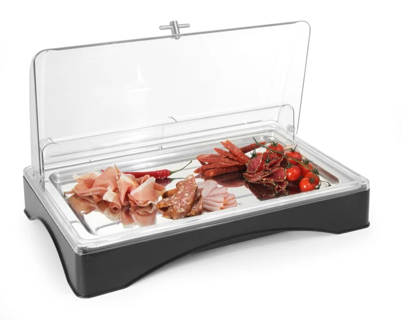 HENDI Rolltop-Display gekühlt - GN 1/1
