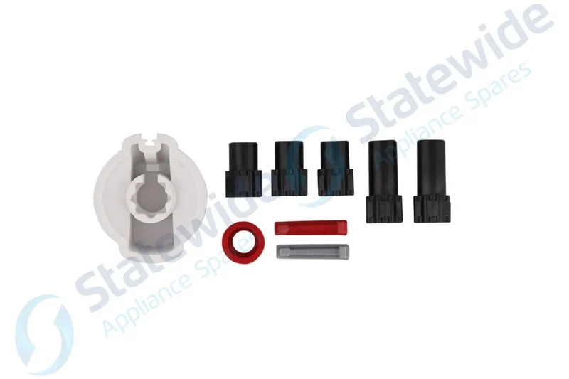 Universal Cooktop/Oven Knob White 40mm SKIRT (EACH)
