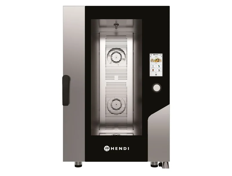 HENDI Konvektions-Dampfgarer – Touch 11 x GN 1/1, elektrisch, mit direktem Dampfgarer und Touchscreen-Steuerung