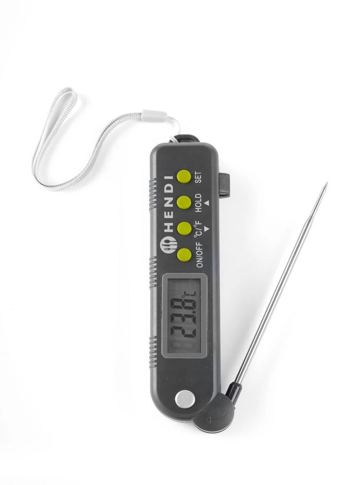 HENDI Thermometer mit einklappbarer Sonde