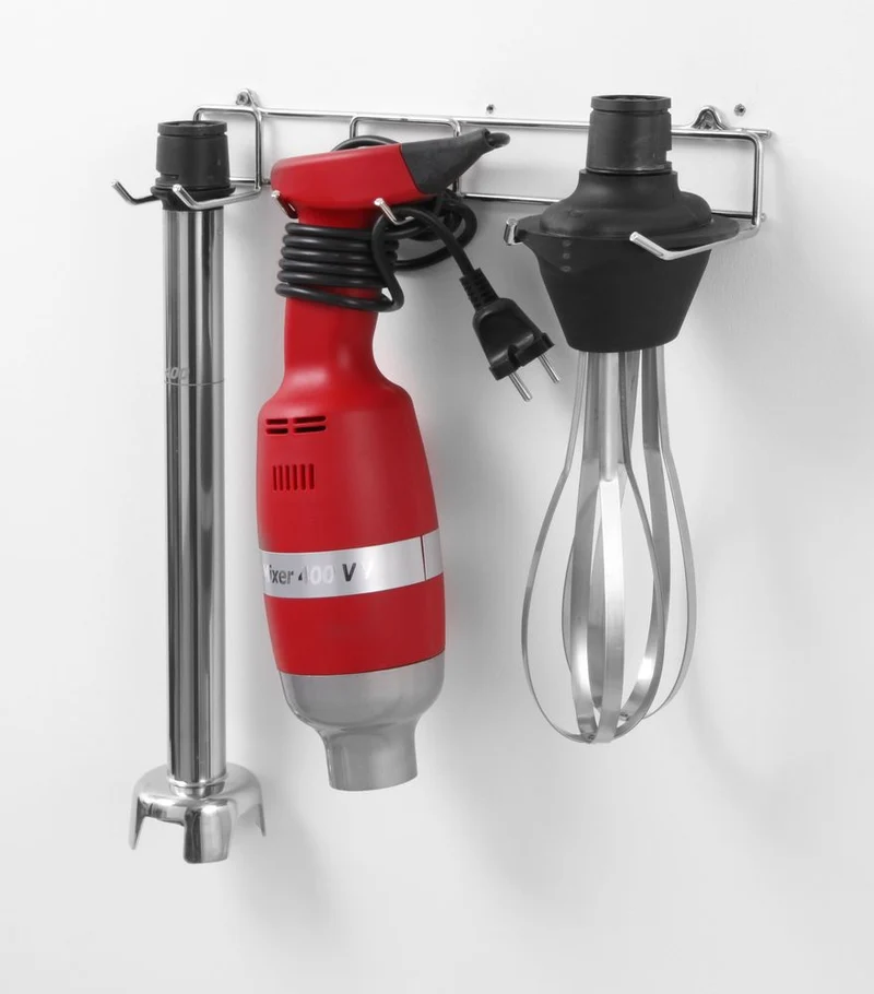 HENDI Stabmixer Profi Line 400 - Geschwindigkeit regelbar, Set inkl. Ablagegestell