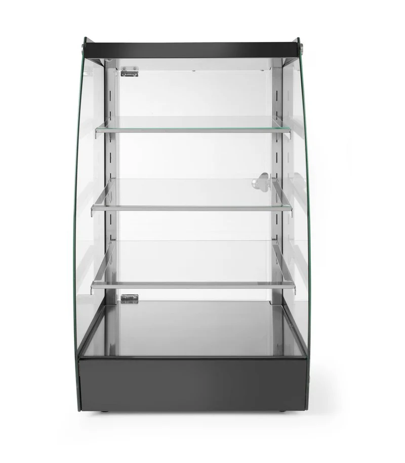 HENDI Offene Vitrine mit Regalablagen 75 L