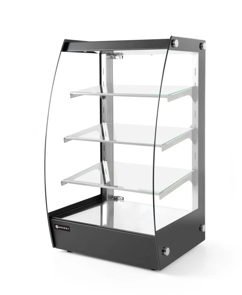 HENDI Offene Vitrine mit Regalablagen 75 L