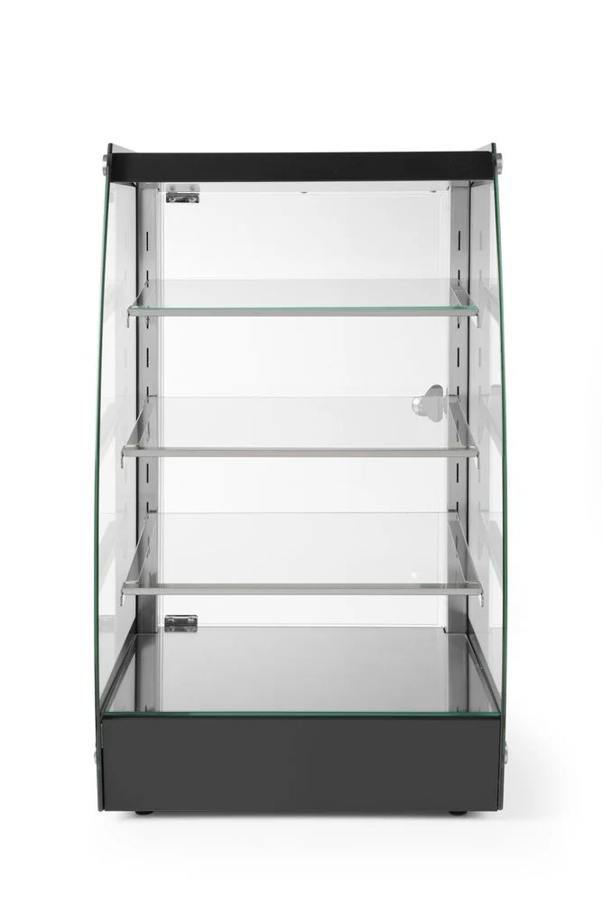 HENDI Offene Vitrine mit Regalablagen 75 L