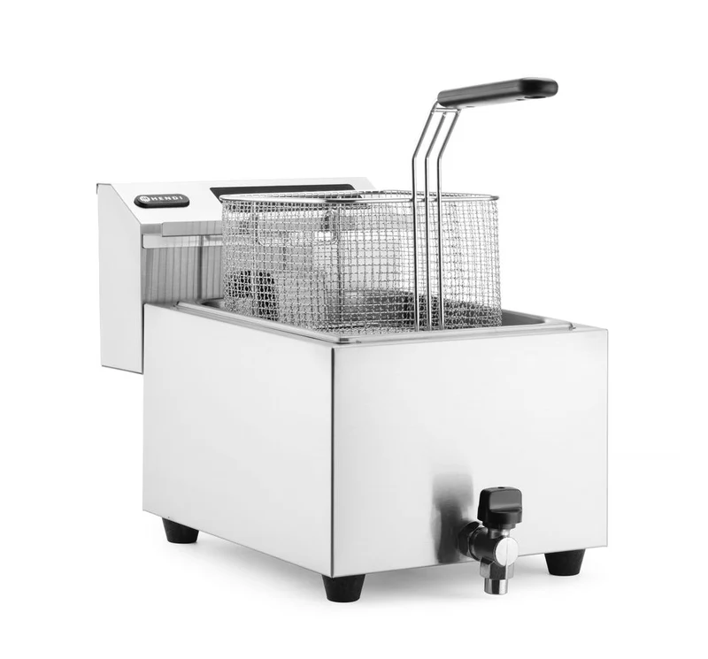 HENDI Friteuse Profi Line digital - mit Ablasshahn - 8 l