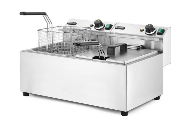 HENDI Fritteuse Profi Line, 2×8 l