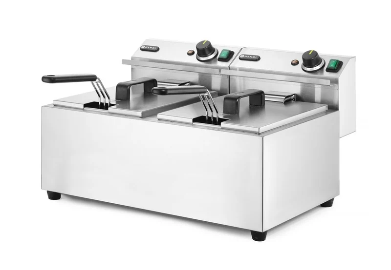 HENDI Fritteuse Profi Line, 2×8 l