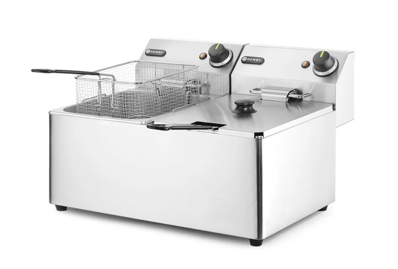 HENDI Fritteuse Kitchen Line - 2x8L