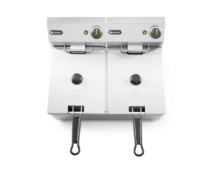 HENDI Fritteuse Kitchen Line - 2x8L