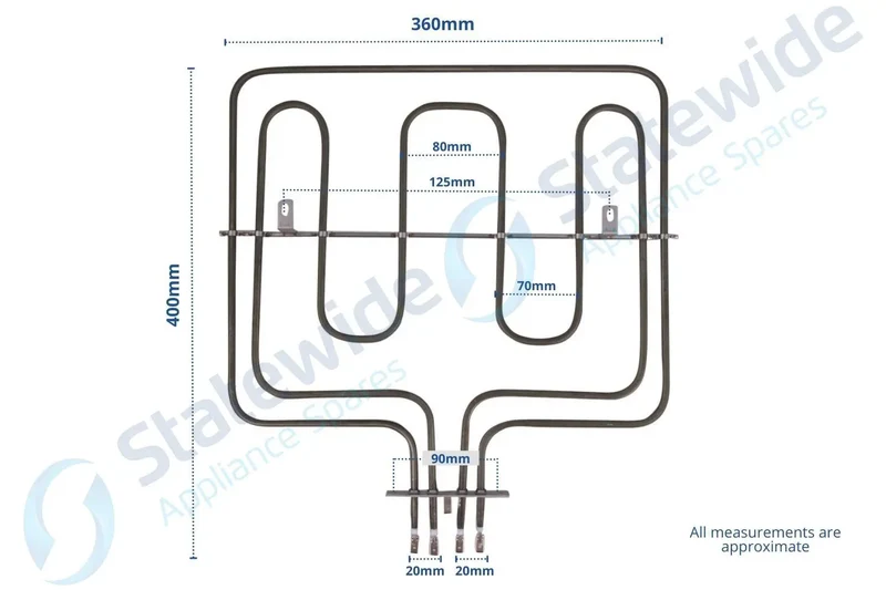 Fisher & Paykel Oven Top Grill Element 3300W-NON Genuine (447750P)
