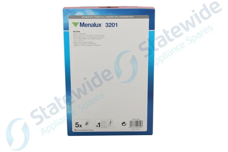 MENALUX NILFISK EXTREME/GM/KING 3201 SYNTHETIC Vacuum BAG(5 PK)-NON Genuine