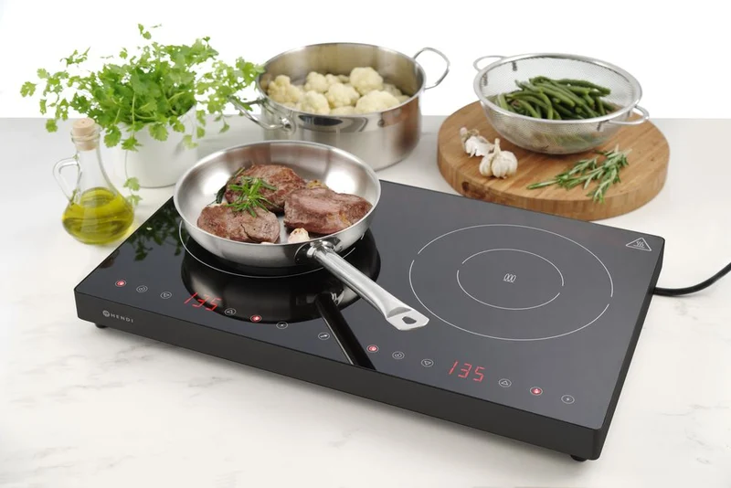 HENDI Induktionskocher doppelt Kitchen Line