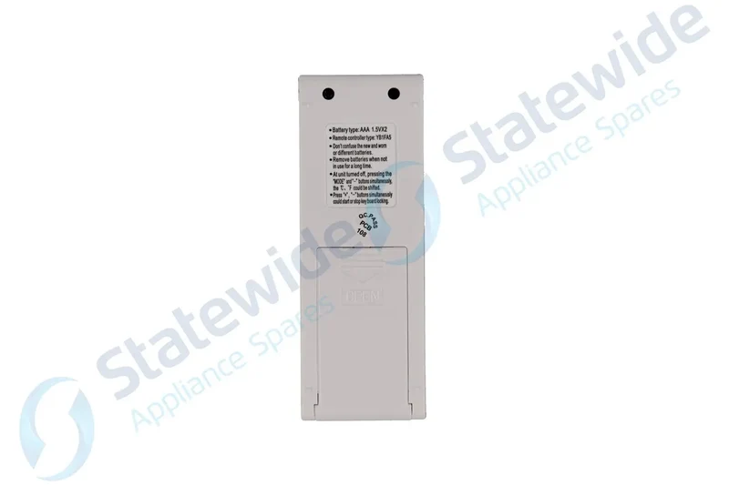 KELVINATOR Aircon Remote Control(YS1FA, E Series)-KWH20/39/53/62-Genuine