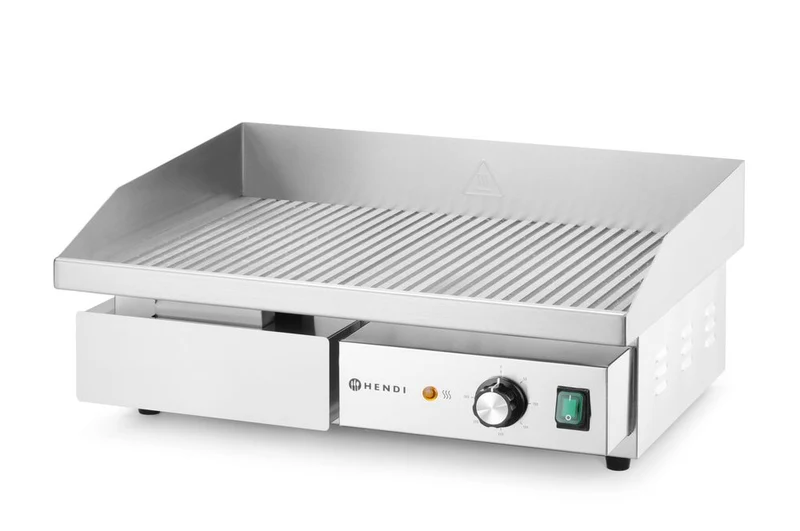 HENDI Gerillte Grillplatte